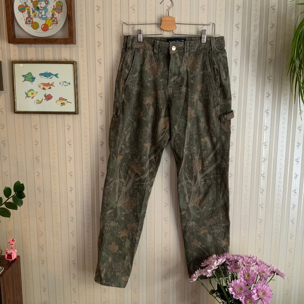 Abercrombie & Fitch Loose Workwear Pant - Camo 30X32